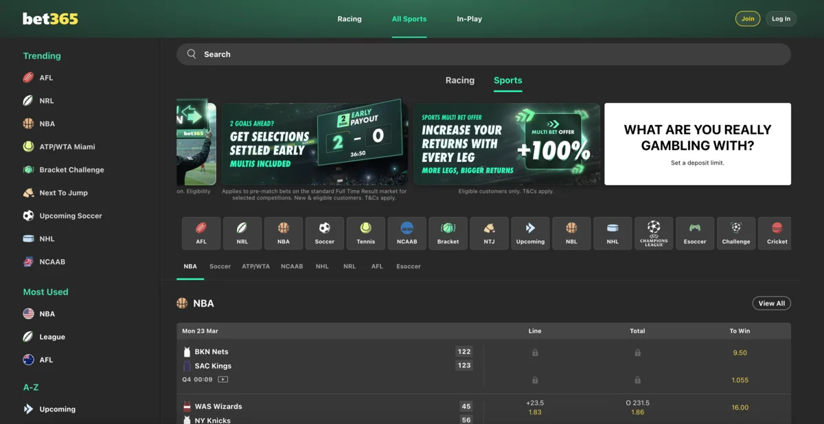 bet365 desktop