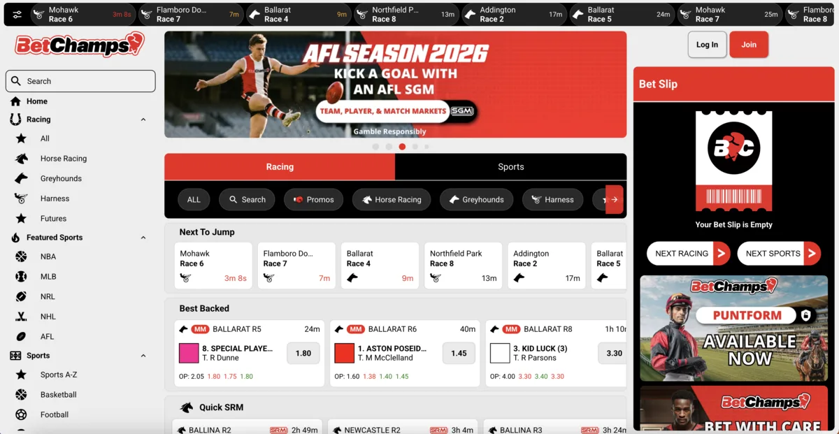 BetChamps desktop