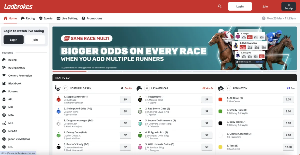 Ladbrokes desktop
