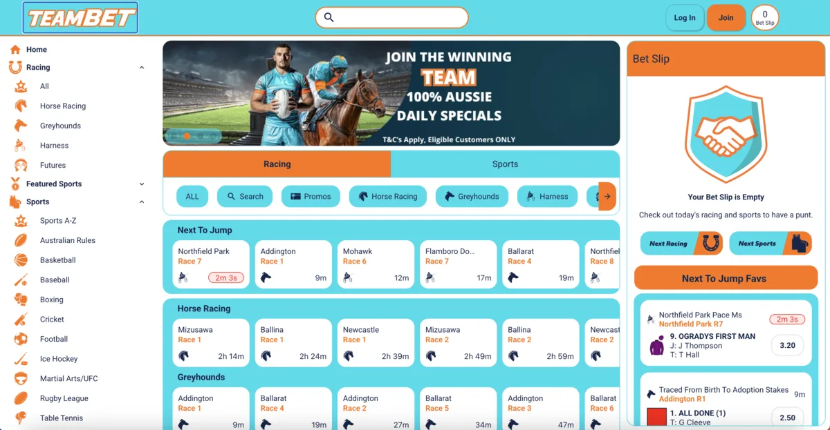 Teambet desktop