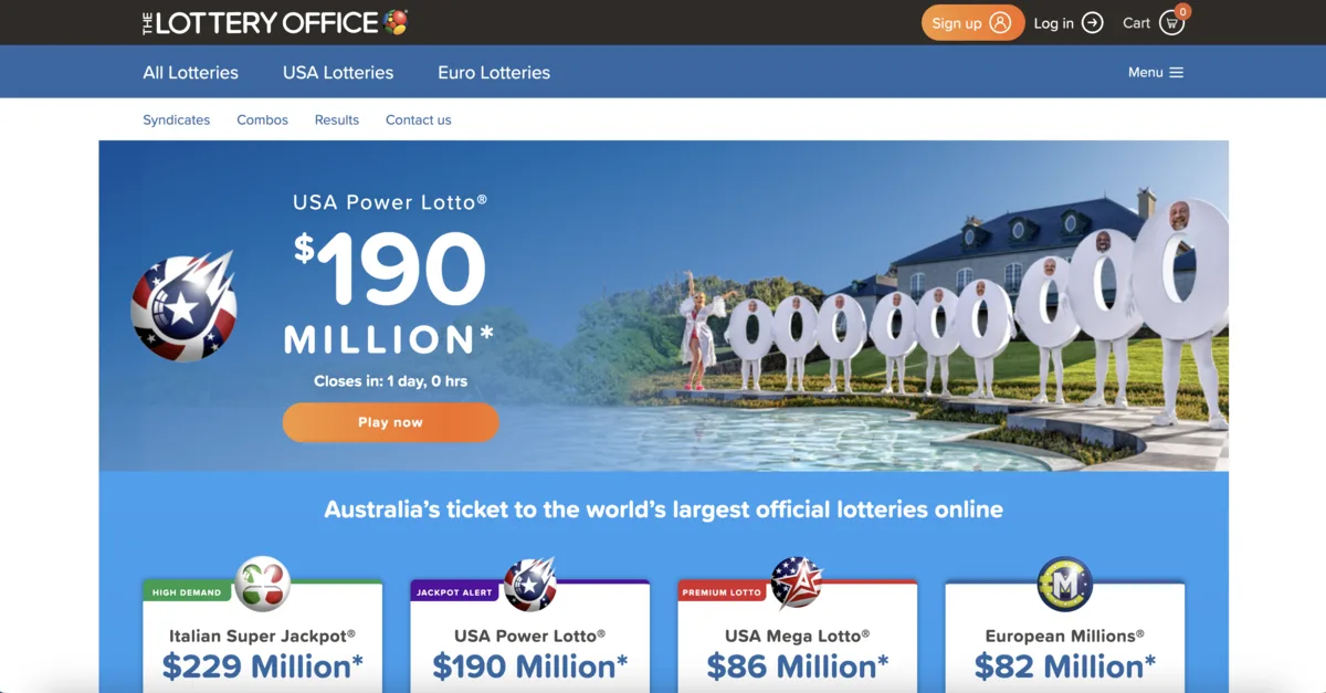 The Lottery Office desktop