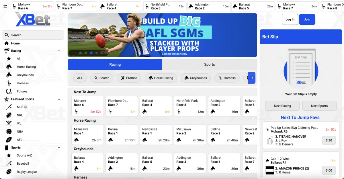 XBet desktop