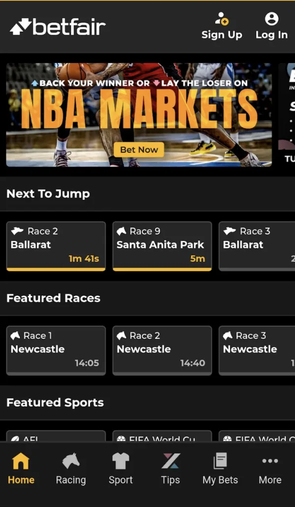 betfair mobile