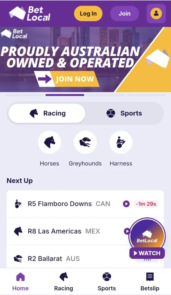 BetLocal mobile