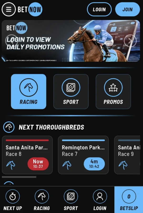 Betnow mobile