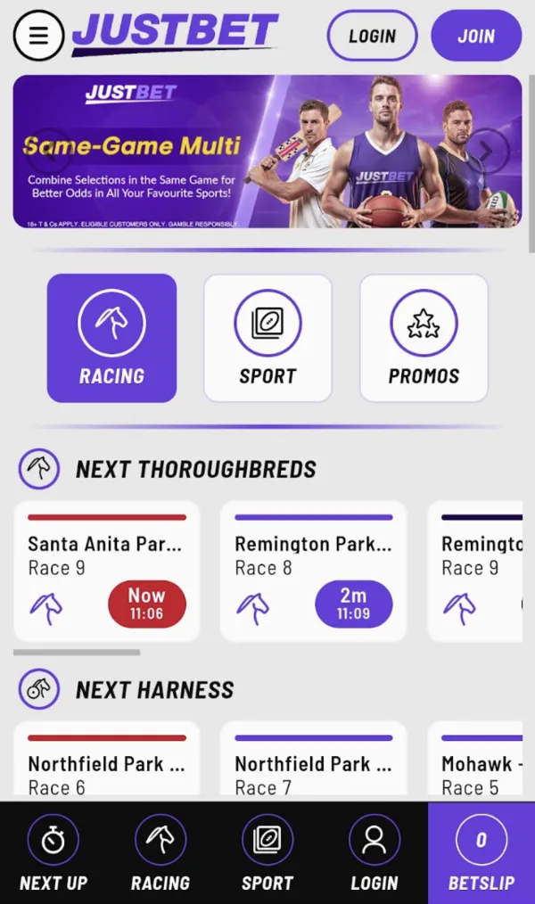 Justbet mobile