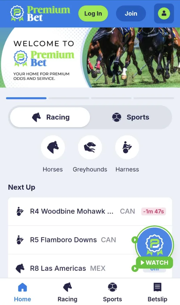PremiumBet mobile