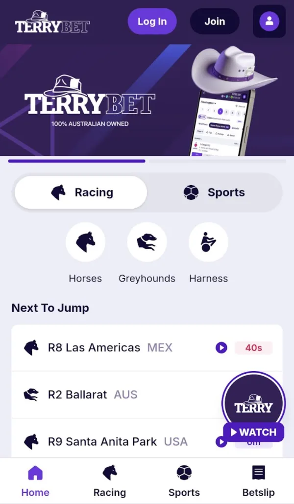Terrybet mobile