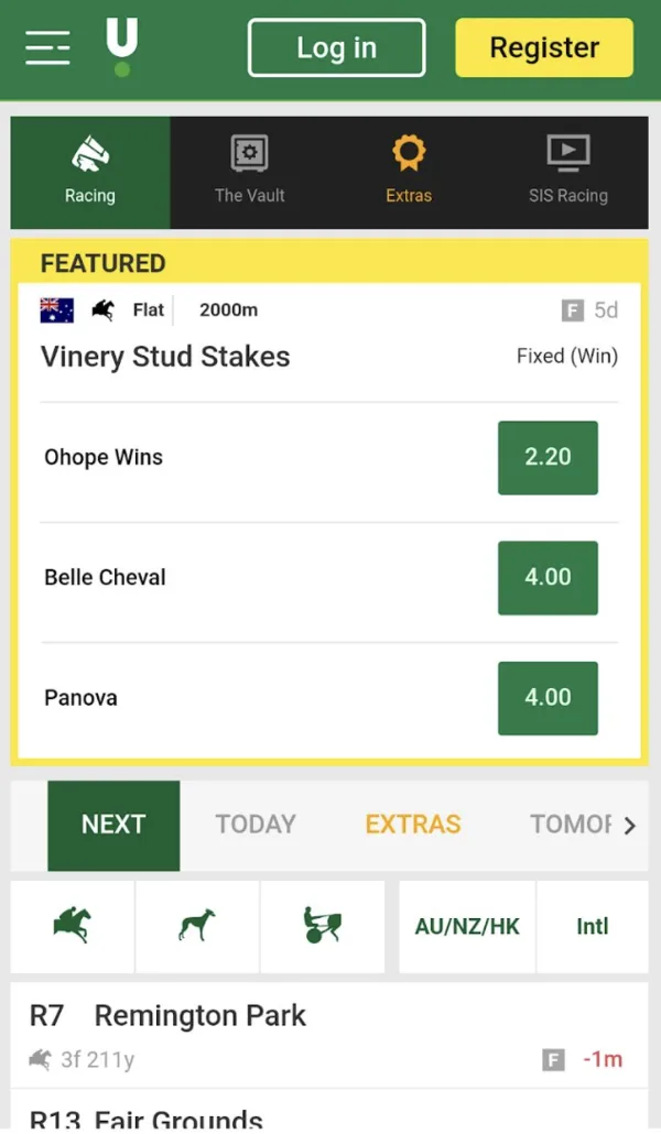 Unibet mobile